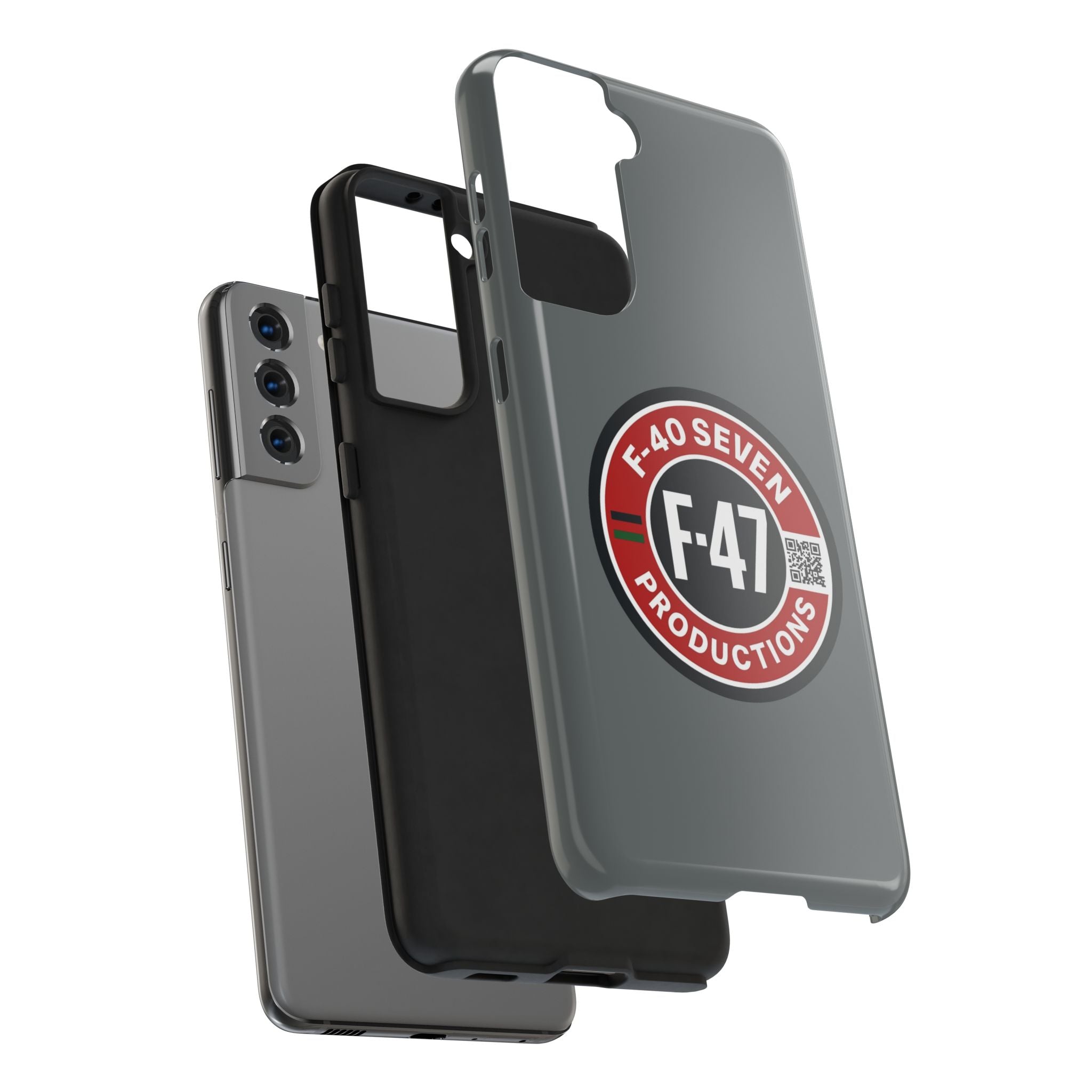 F-47 Productions Tough Phone Cases - Grey