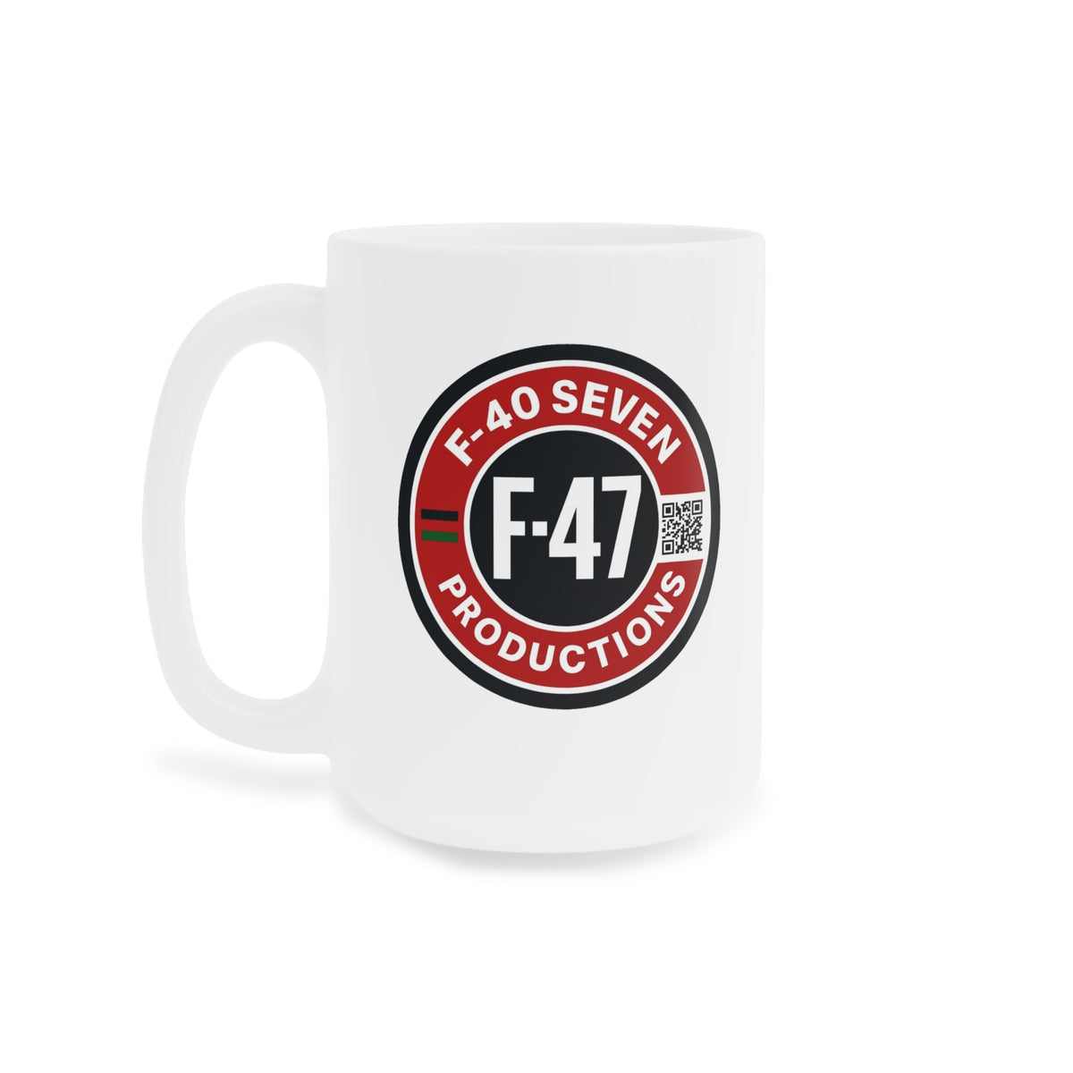 Ceramic Coffee Mugs - F-40 Seven Productions Design, Unique Gift for Coffee Lovers, Custom Drinkware, Ideal for Home or Office