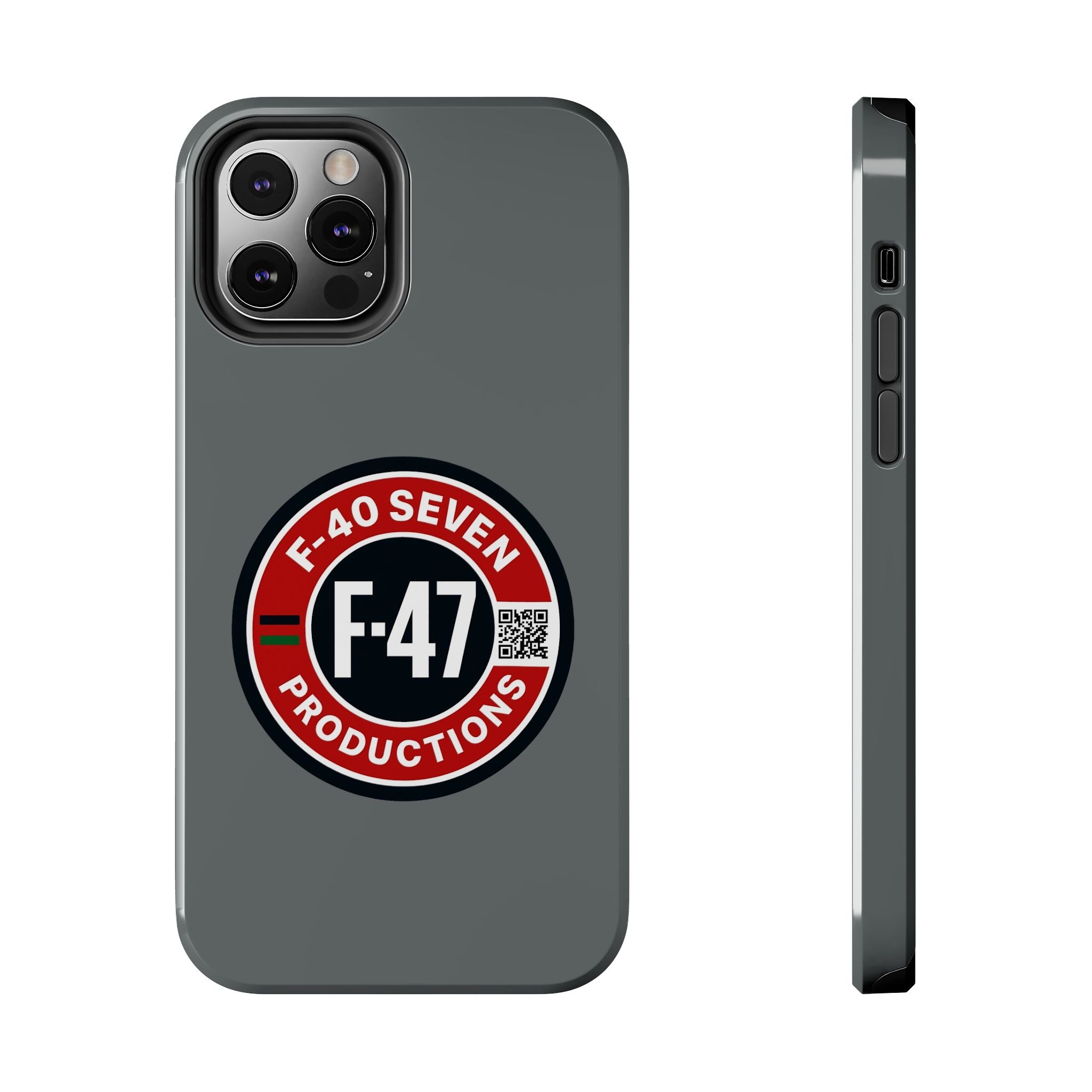 F-47 Productions Tough Phone Cases - Grey