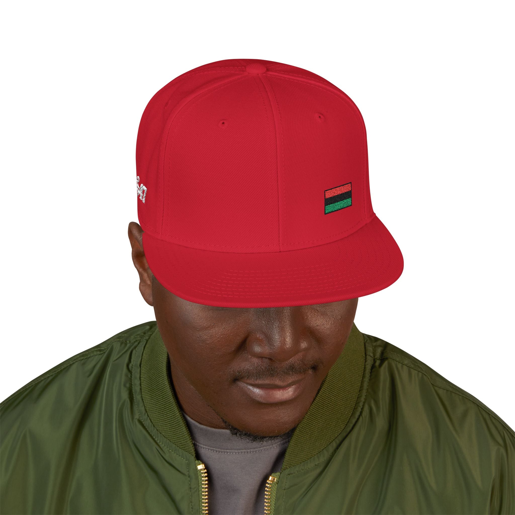 F-40 Seven productions Embroidered Snapback Hat - Red