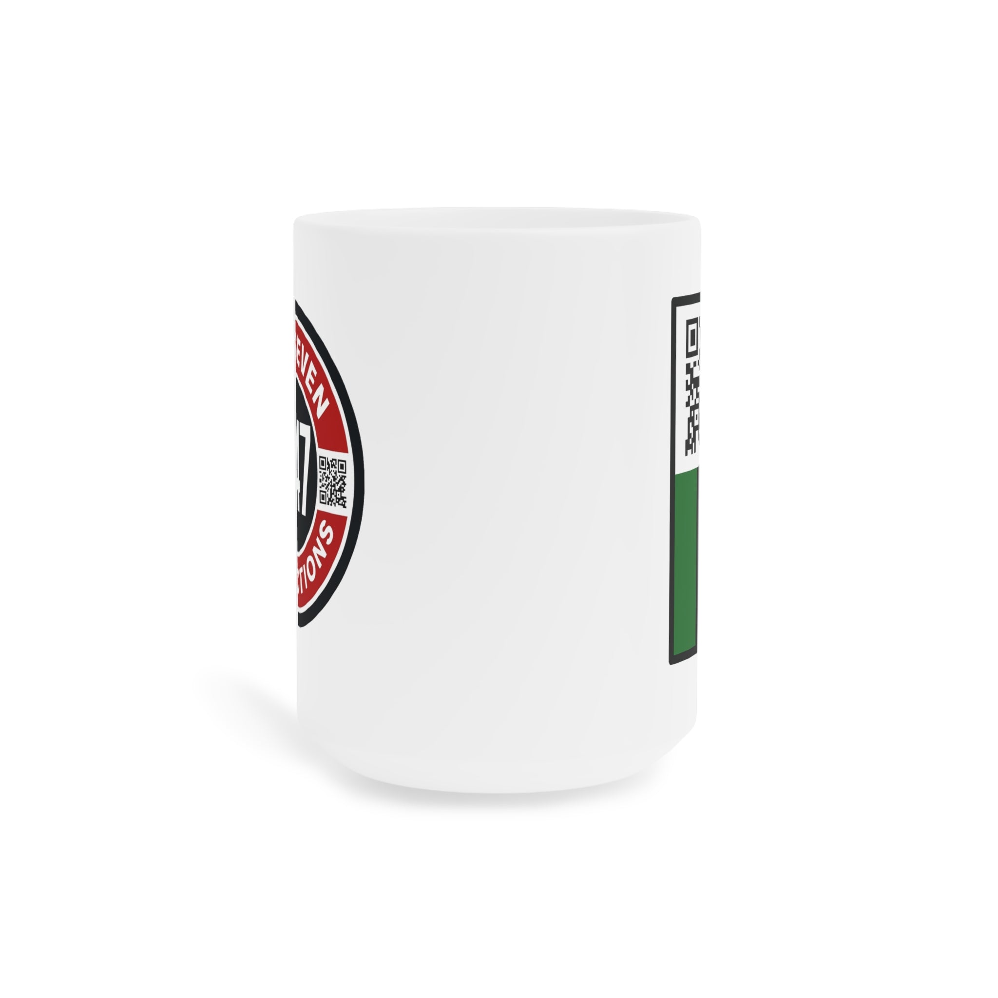 Ceramic Coffee Mugs - F-40 Seven Productions Design, Unique Gift for Coffee Lovers, Custom Drinkware, Ideal for Home or Office