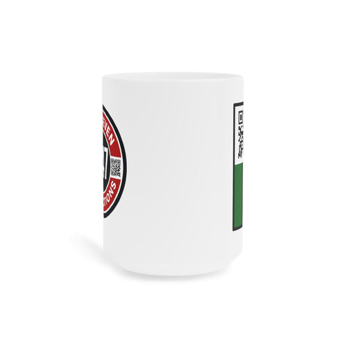 Ceramic Coffee Mugs - F-40 Seven Productions Design, Unique Gift for Coffee Lovers, Custom Drinkware, Ideal for Home or Office