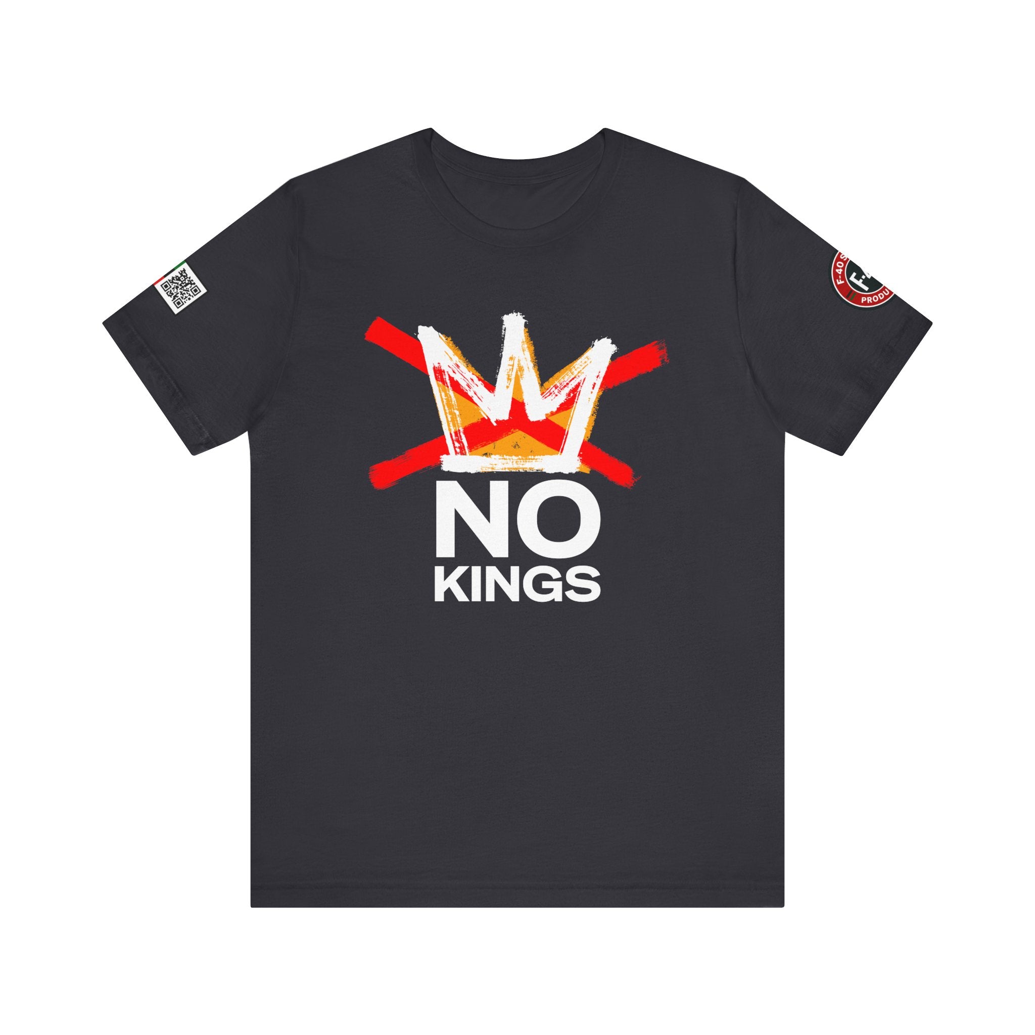 No Kings Unisex Graphic Tee - Bold Streetwear Style