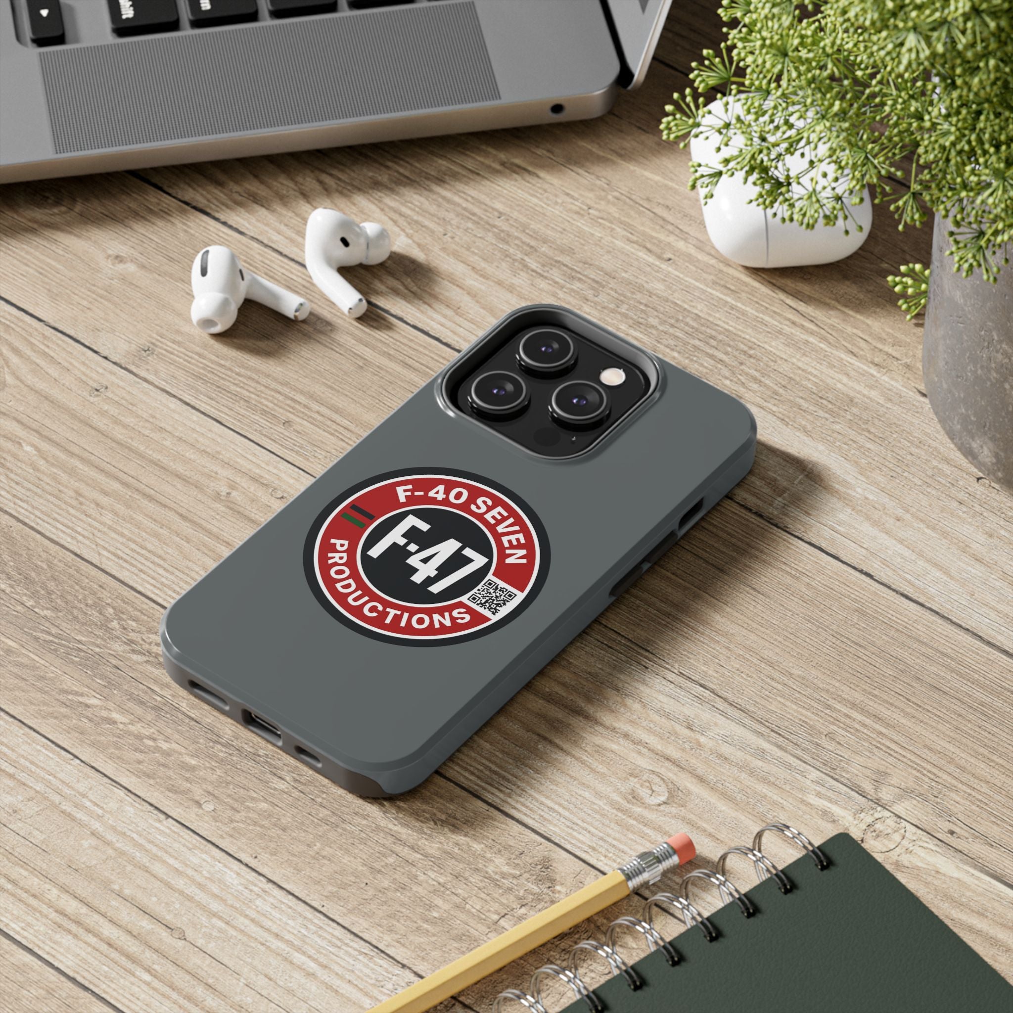 F-47 Productions Tough Phone Cases - Grey