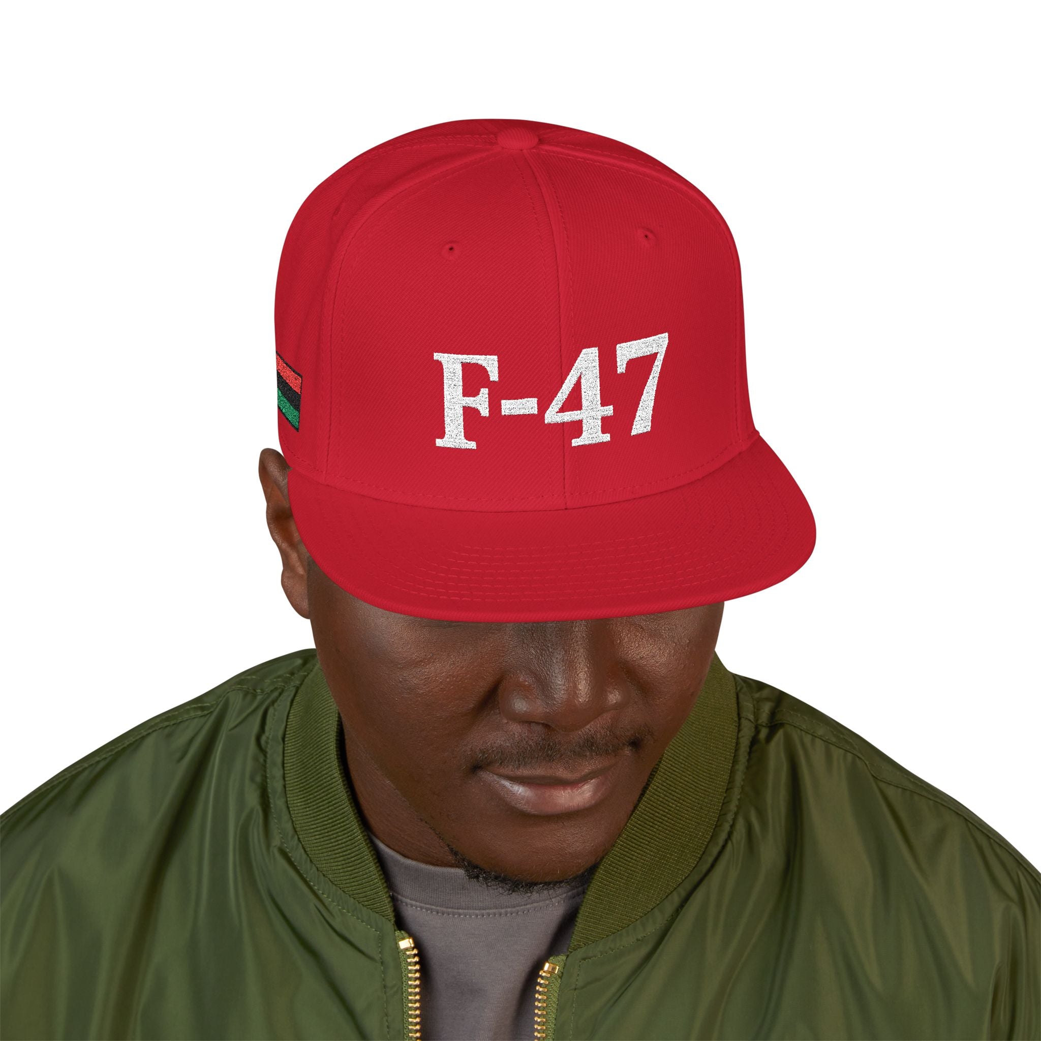 F-40 Seven productions OG Embroidered Snapback Hat - Red