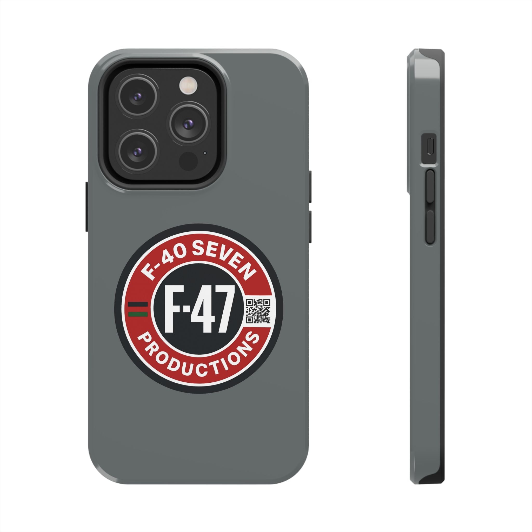 F-47 Productions Tough Phone Cases - Grey