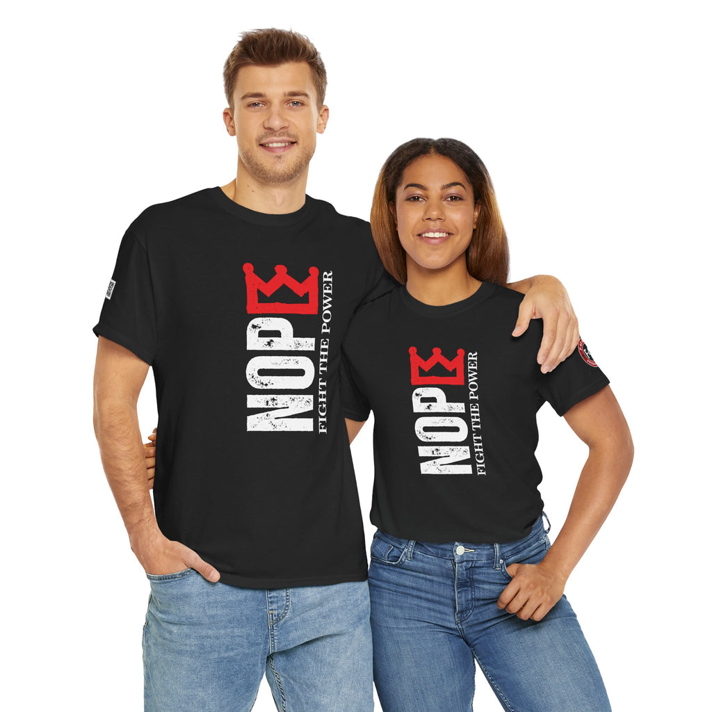 Graphic Unisex Heavy Cotton Tee - Bold Crown Design, Streetwear Essentials, Casual Wear, Gift for Him/Her, Cool Graphic Tee