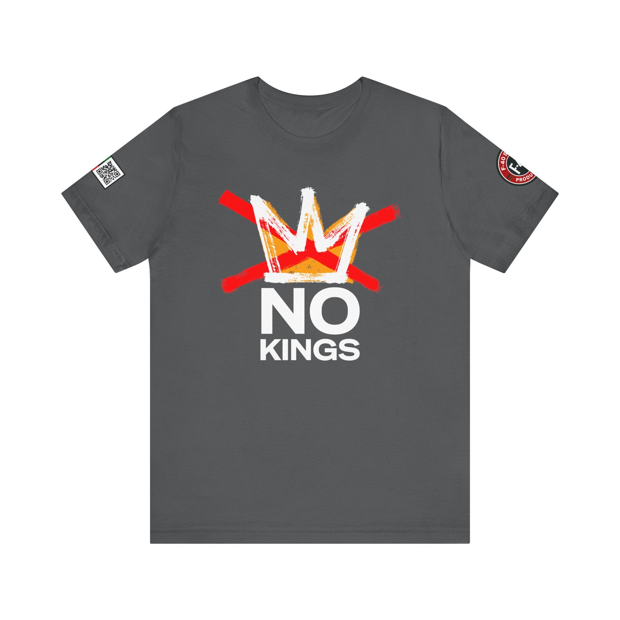 No Kings Unisex Graphic Tee - Bold Streetwear Style