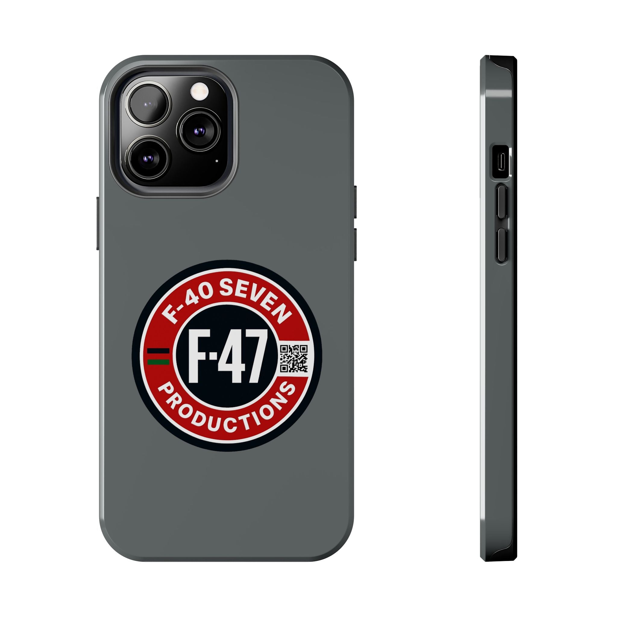 F-47 Productions Tough Phone Cases - Grey