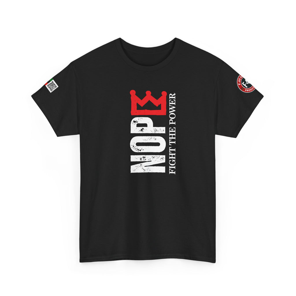 Graphic Unisex Heavy Cotton Tee - Bold Crown Design, Streetwear Essentials, Casual Wear, Gift for Him/Her, Cool Graphic Tee