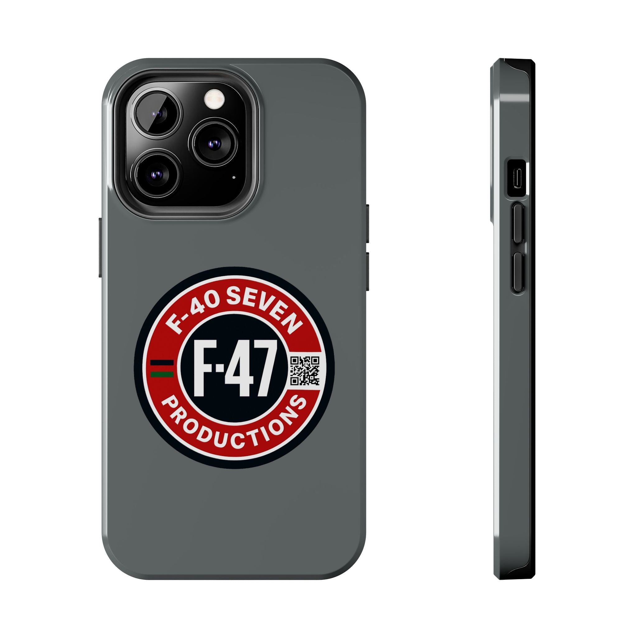 F-47 Productions Tough Phone Cases - Grey