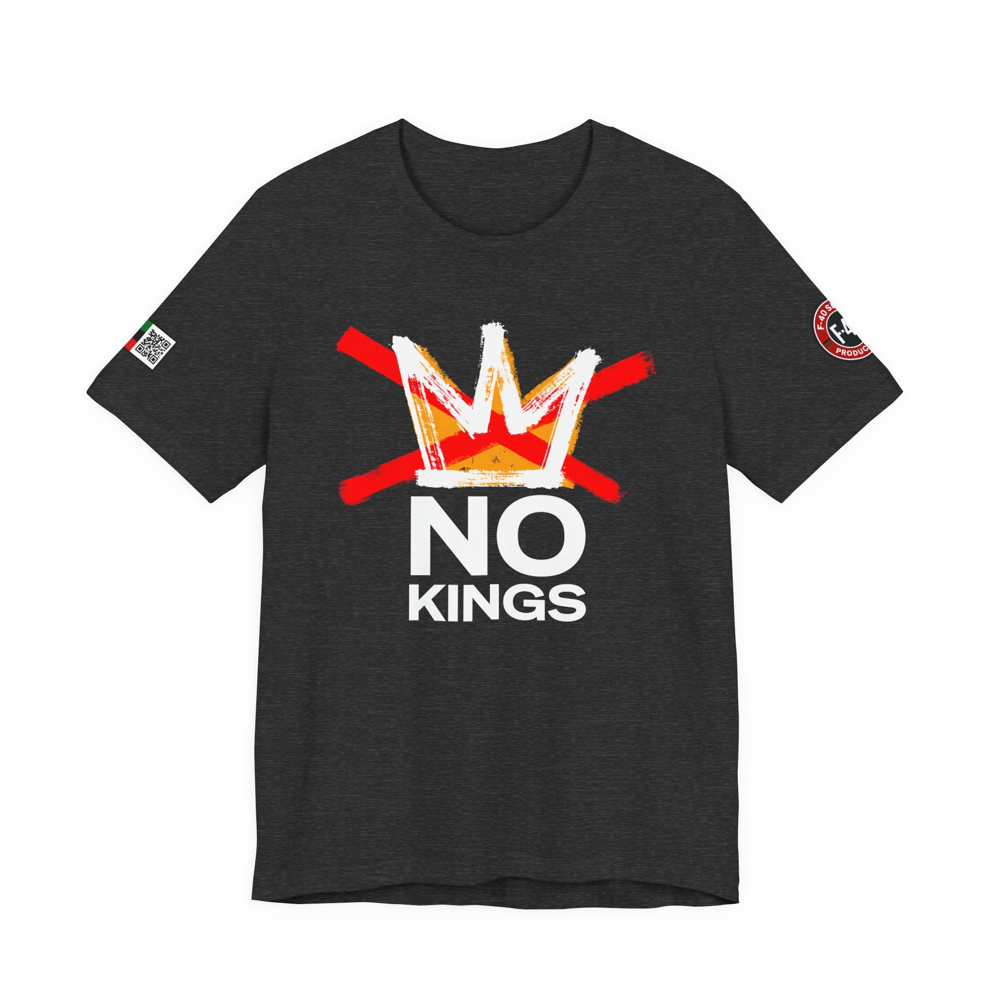 No Kings Unisex Graphic Tee - Bold Streetwear Style