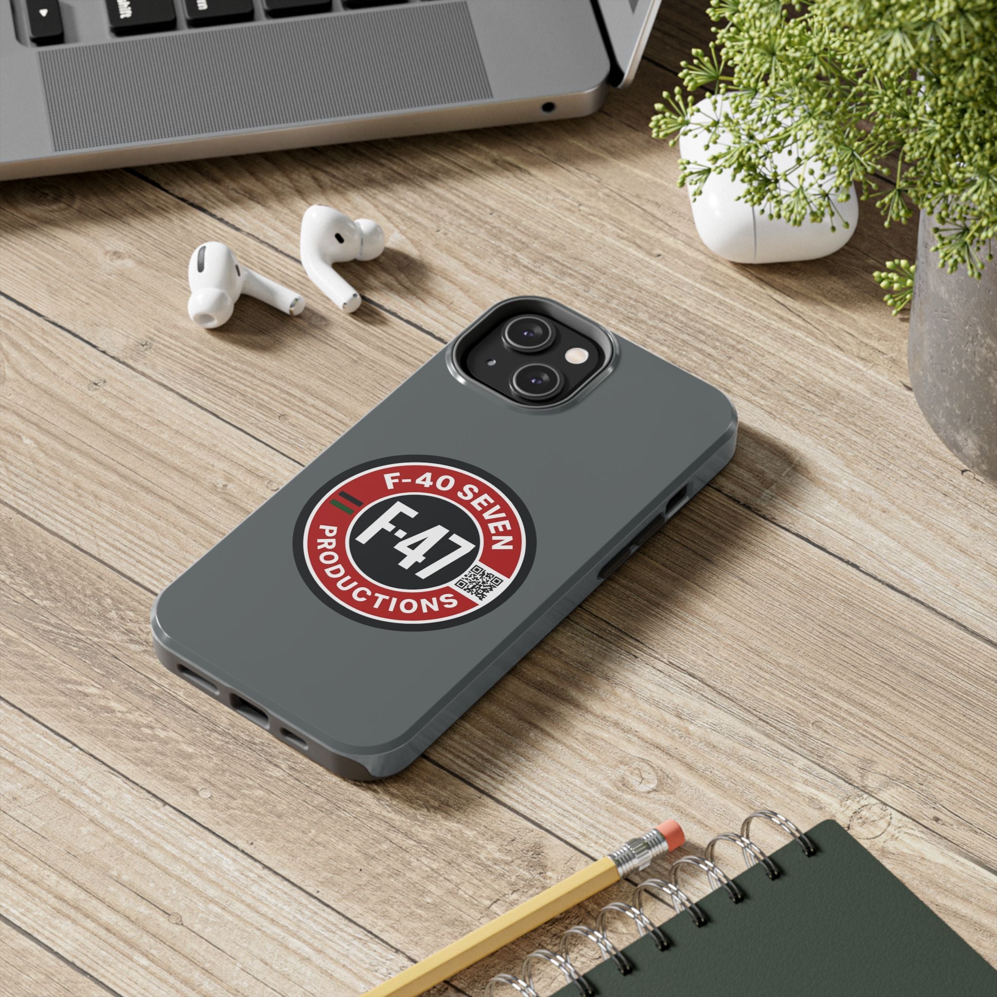 F-47 Productions Tough Phone Cases - Grey