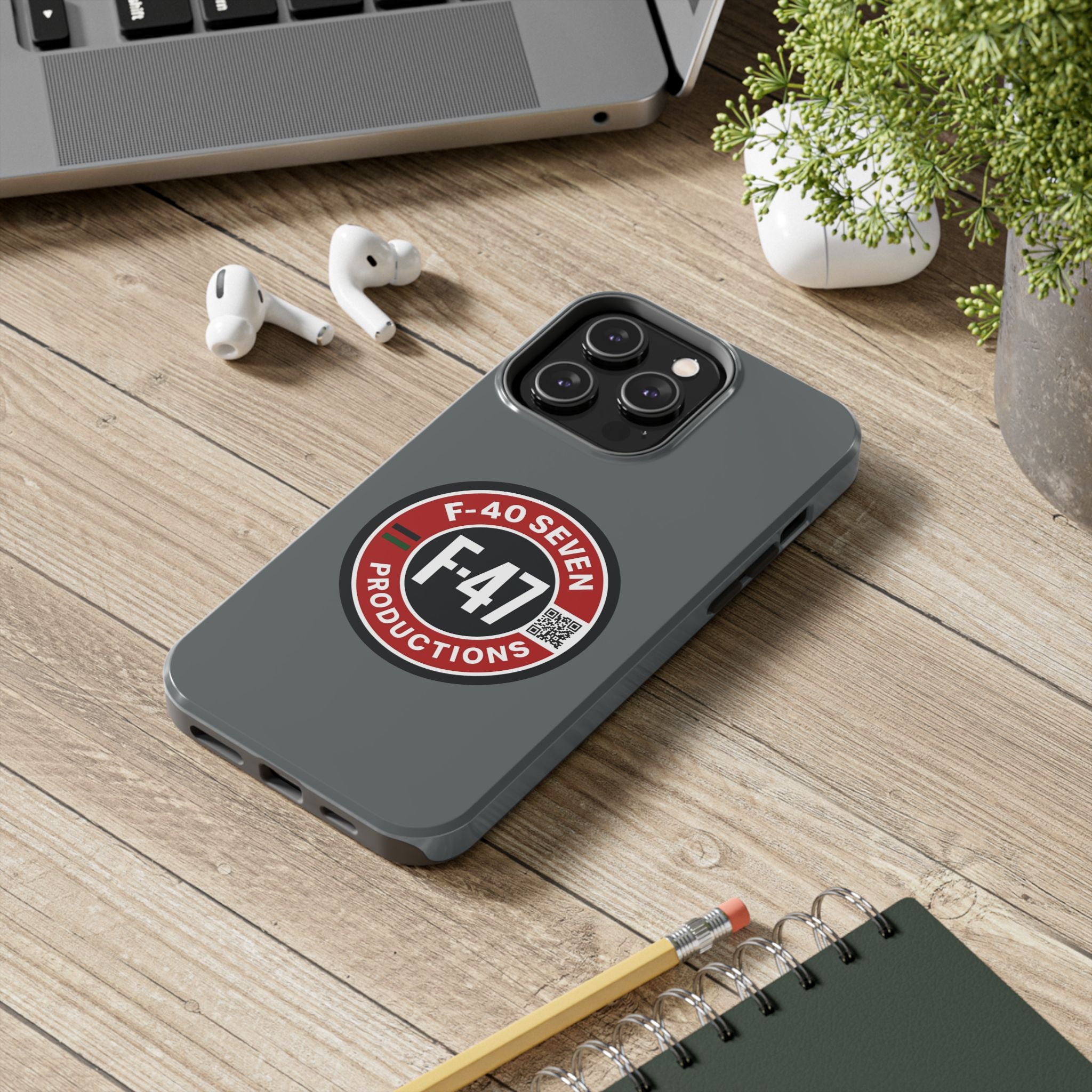 F-47 Productions Tough Phone Cases - Grey