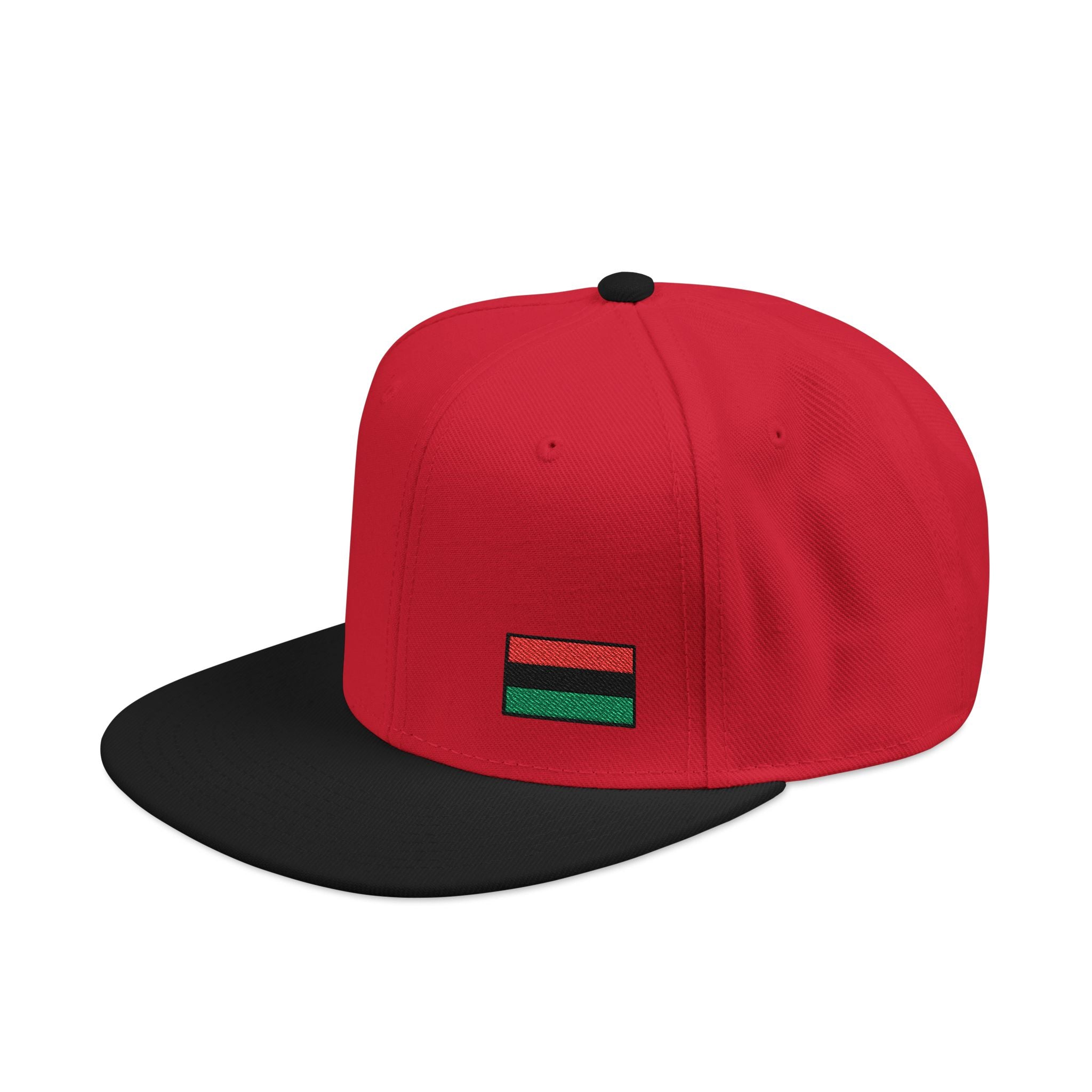 F-40 Seven productions Embroidered Snapback Hat - Red / Black