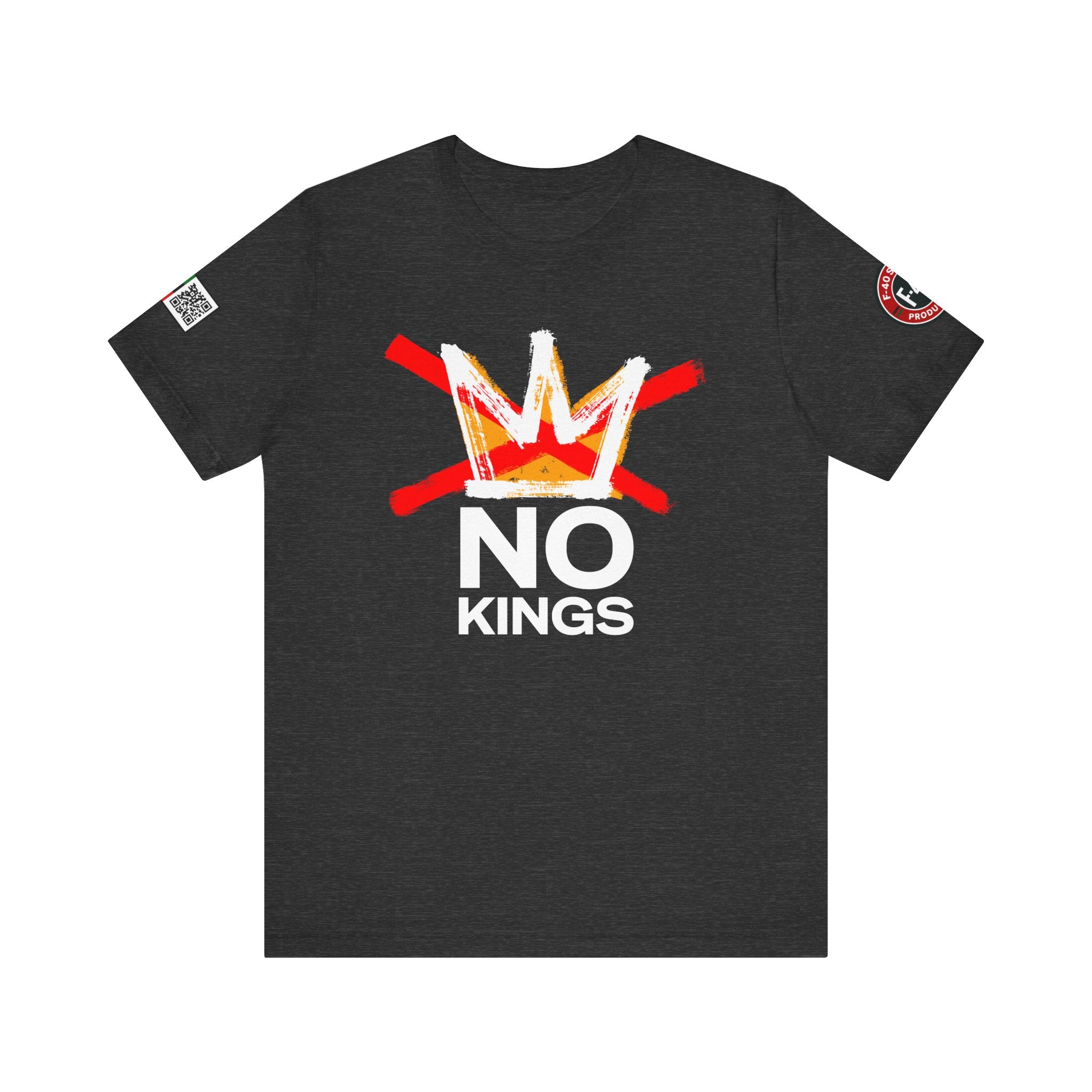 No Kings Unisex Graphic Tee - Bold Streetwear Style