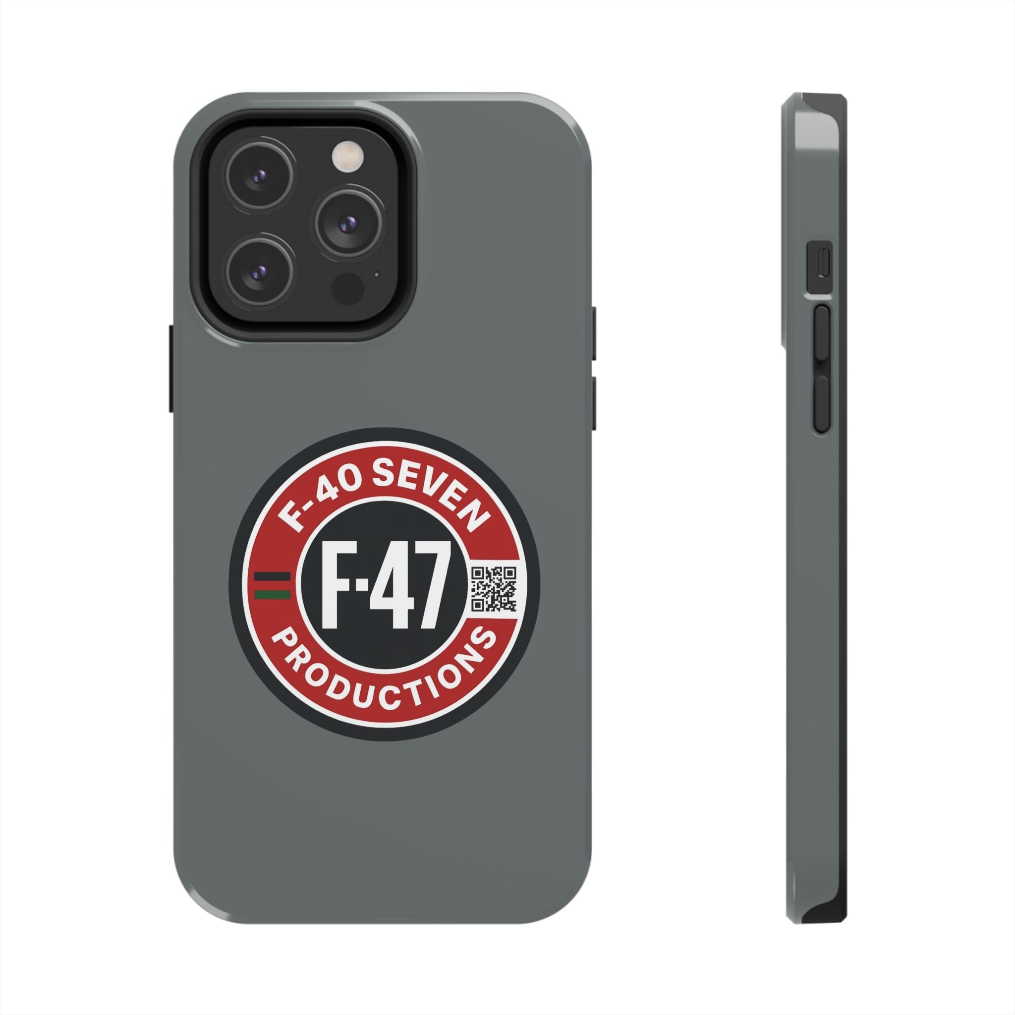 F-47 Productions Tough Phone Cases - Grey