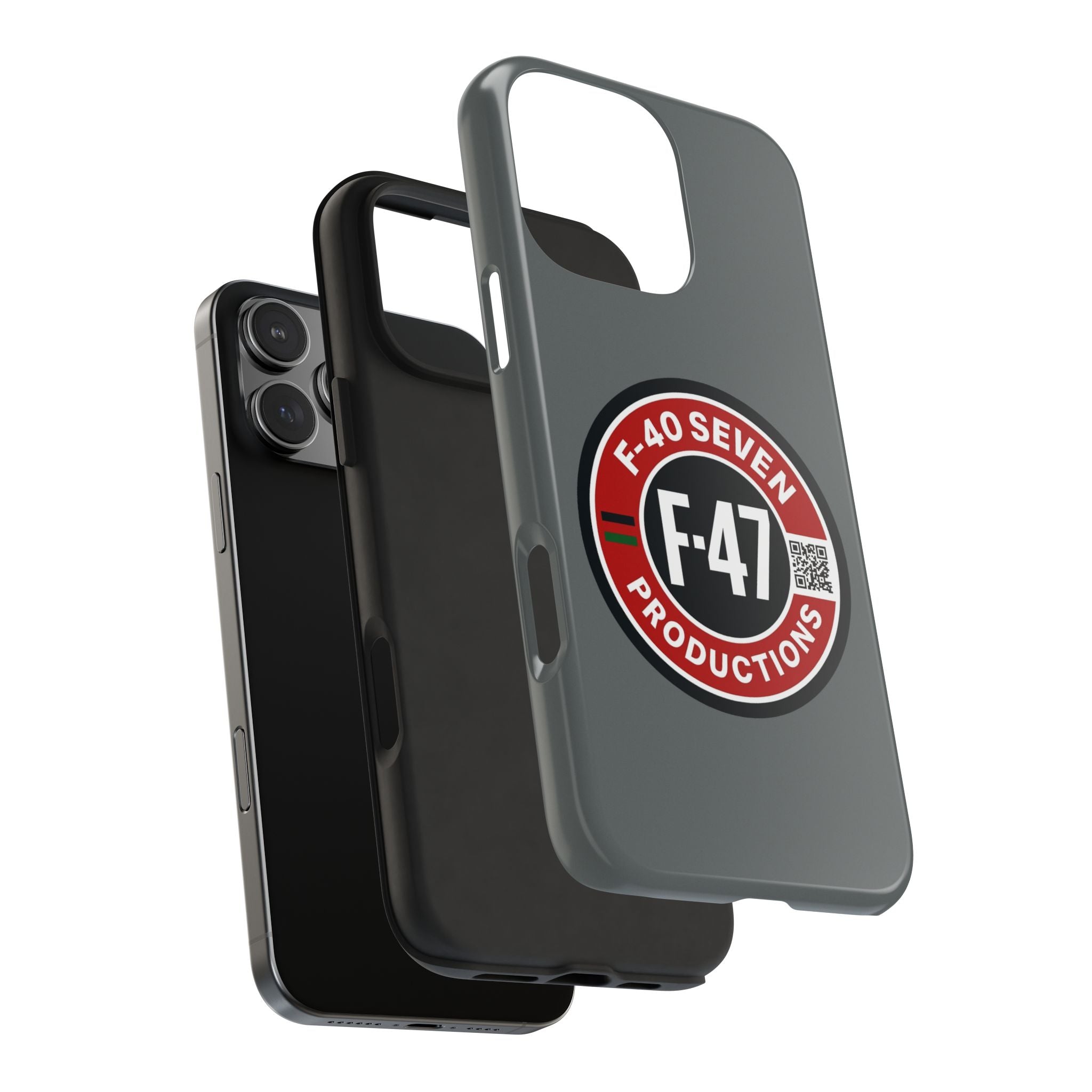 F-47 Productions Tough Phone Cases - Grey