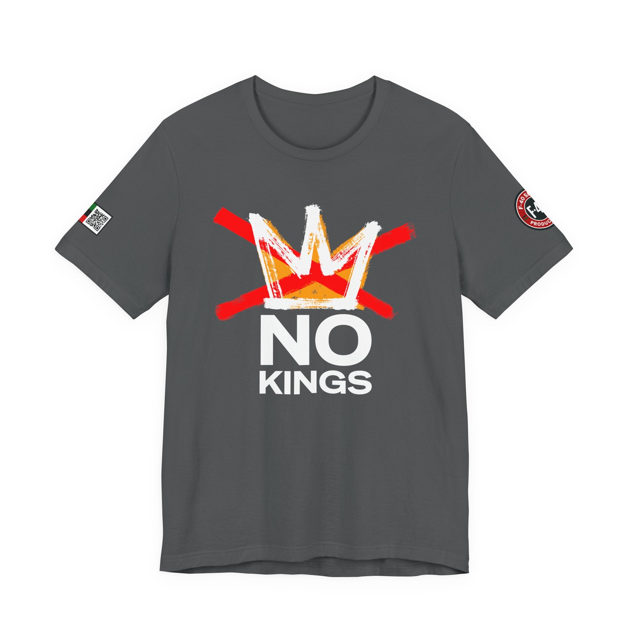 No Kings Unisex Graphic Tee - Bold Streetwear Style